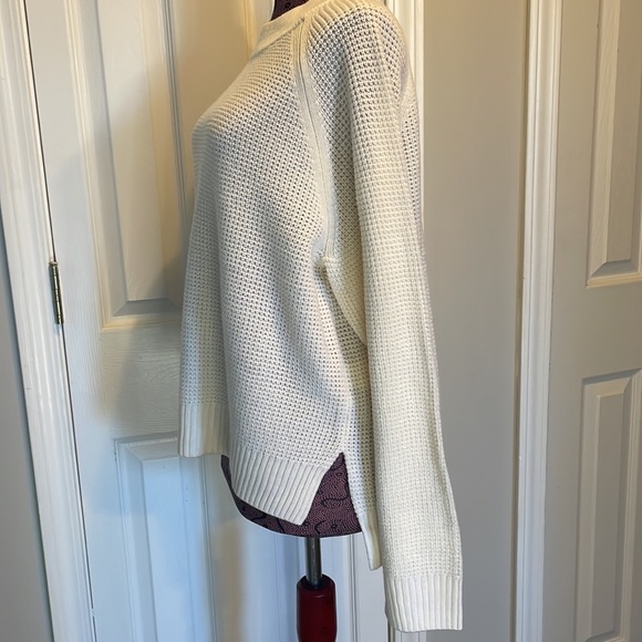 Paper Denim & Cloth ivory cream 100% Merino sweater NWOT Size Medium - Picture 5 of 9